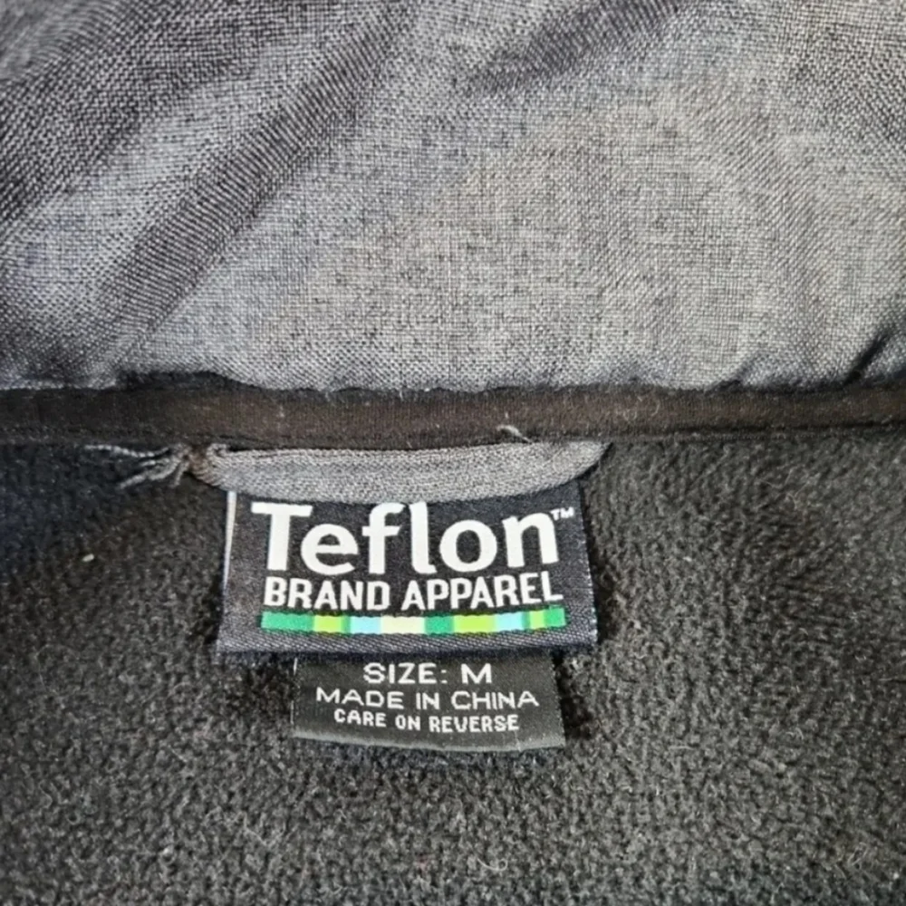 Teflon brand apparel men’s gray full zip fleece lined jacket size M. - Picture 8 of 8